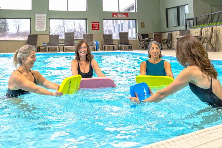 Aquatic Fitness led by instructors